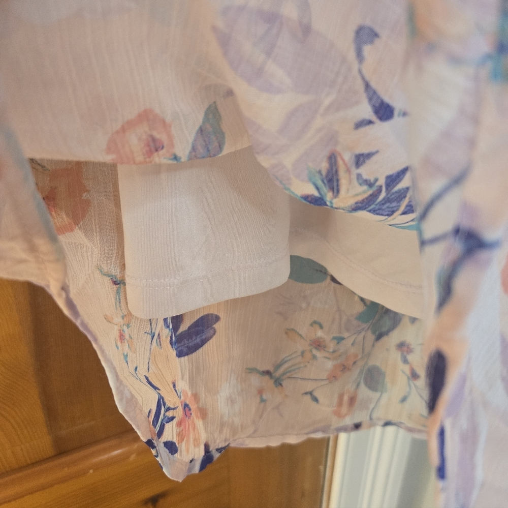Liz Claiborne Pink Floral Sleeveless Camisole - Picture 3 of 7